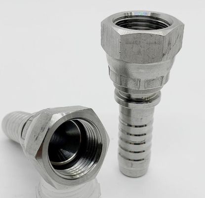 الاتصال الأنثوي PT NPT Bsp Jic الفولاذ المقاوم للصدأ المضغوطات الهيدروليكية المرنة 26711