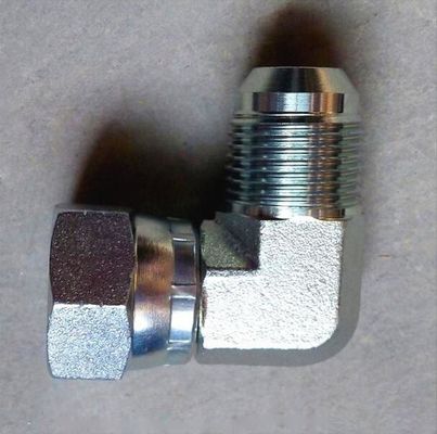 1C9 1D9 DIN نوع العض التوصيلات الأنابيب 90 درجة الكوع صمام الكرة الضغط العالي الهيدروليكية محول