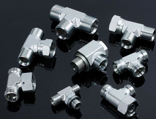 الصفحة المسالكية الرأس المستديرة 90 الكوع Bsp O-Ring المكيفات مع متانة ممتازة
