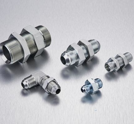 حياة عمل طويلة مرفق الانتقال من الفولاذ الكربوني لتركيبات هيدروليكية OEM