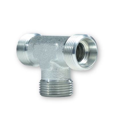6000 Psi NPT الذكور Swagelok Bite نوع أنابيب التوصيلات Tee متساوية لأنظمة الضغط العالي