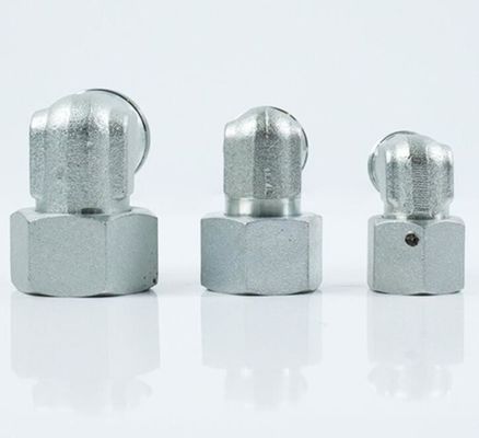 2c9 المكونات الهيدروليكية بيع بالجملة الفولاذ المقاوم للصدأ 90 درجة محول الكوع الذكور الدوران