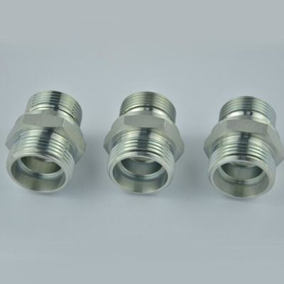 خطوط الأنابيب توصيل 1CB-18-12WD خيط لون فضي محول خرطوم هيدروليكي