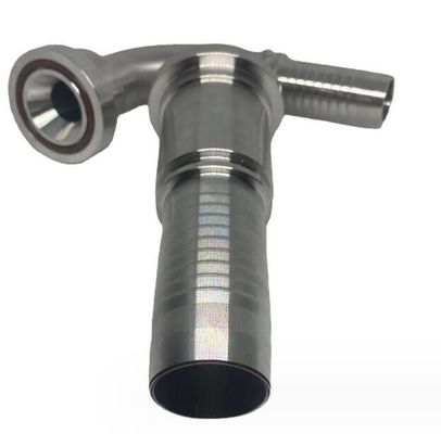 مجموعة أنابيب مطاطية عالية الضغط مع محول NPT/JIC/SAE/Bsp/Metric قابل لإعادة الاستخدام