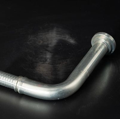 90 درجة SAE فلانج 3000 Psi الفولاذ المقاوم للصدأ الحاجز الهيدروليكي خرطوم التركيب 87391