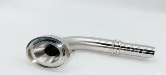 الصلب المقاوم للصدأ الرأس المستدير 90 إضافات شفرة الكوع للأنابيب الهيدروليكية 3000psi
