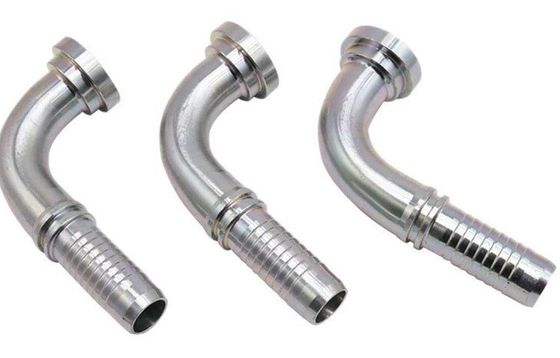 الفولاذ المقاوم للصدأ الهيدروليكية المضغوطة خرطوم التوصيل 6000psi 90 الكوع 87691 87692