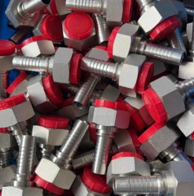 20411 متري الإناث 24 مخروط O-الحلقة L. T. الهيدروليكية مستقيمة خرطوم Ferrule نهاية الإضافات